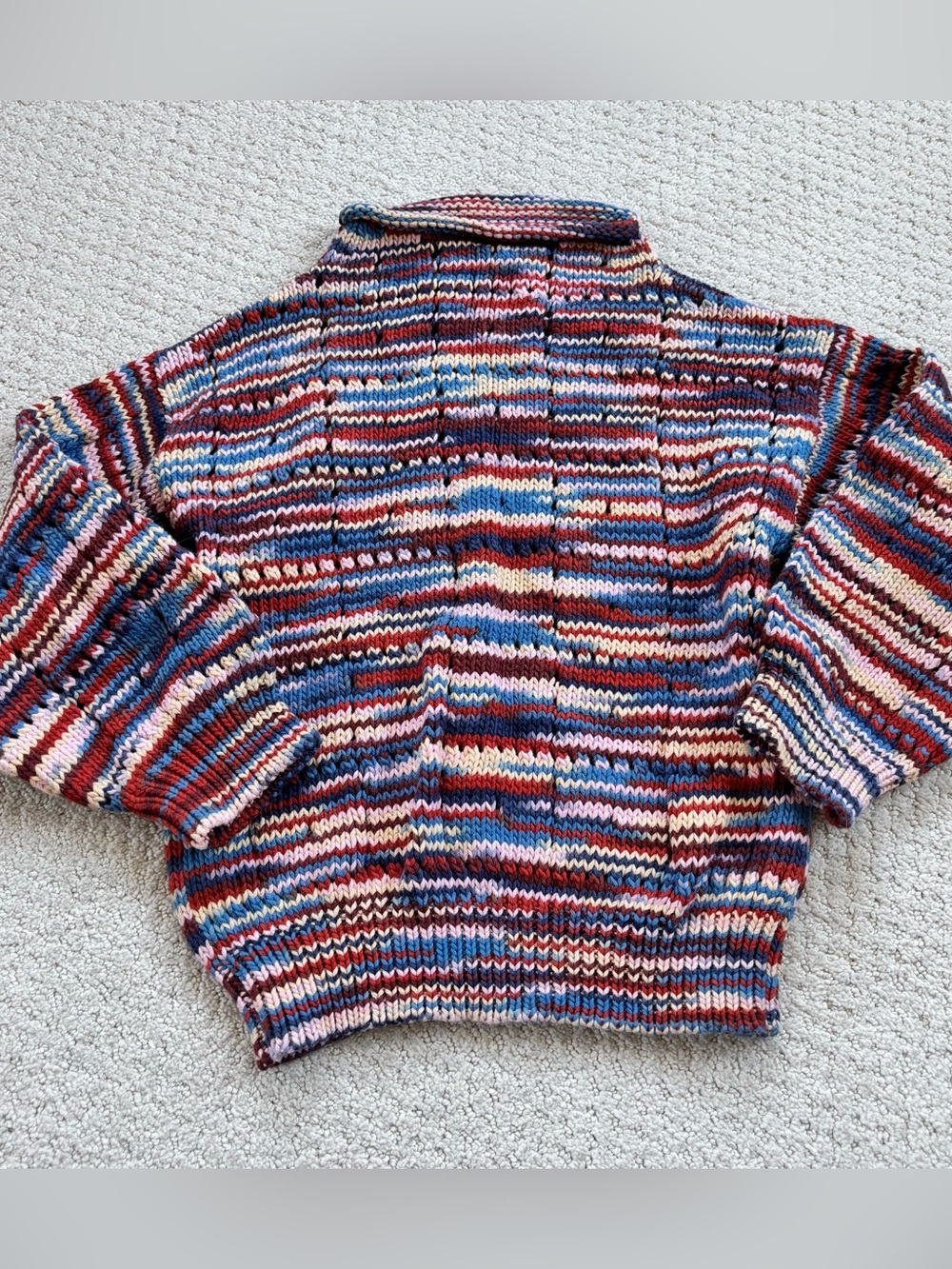 Misha and puff space dye multi-Color Knit Sweater
